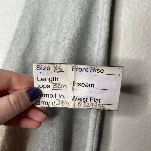 Joseph Ribkoff Womens Colorblock White Gray Knit Cowl Neck Poncho Sweater XS - Picture 10 of 11